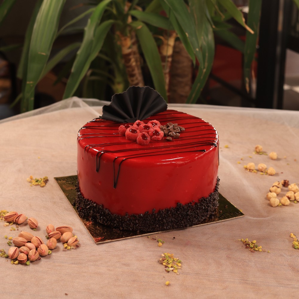 Frambuaz Çikolata Yaş Pasta Frambuaz Çikolata Yaş Pasta