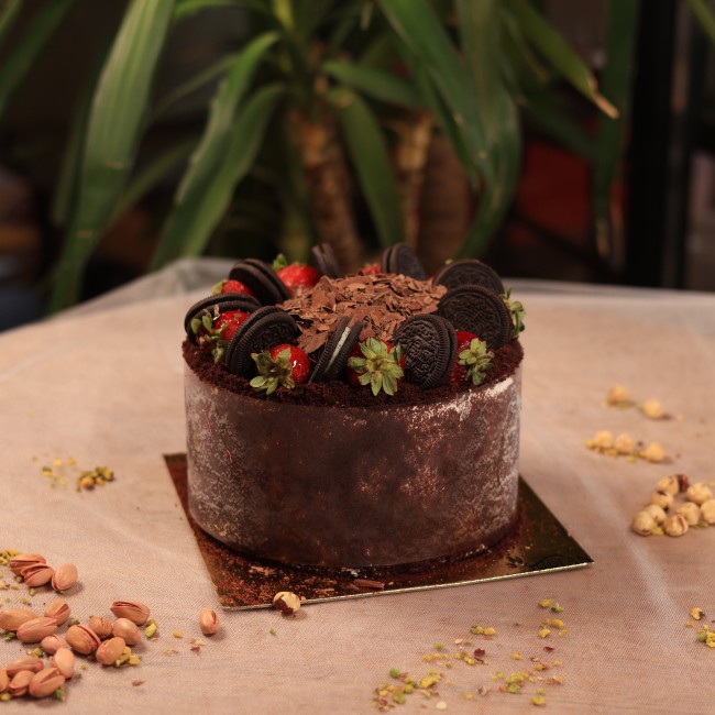 Oreo Çilek Yaş Pasta Oreo Çilek Yaş Pasta